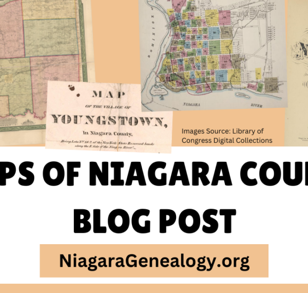 Map of the Village of Lockport from 1851 by Jeanette Sheliga