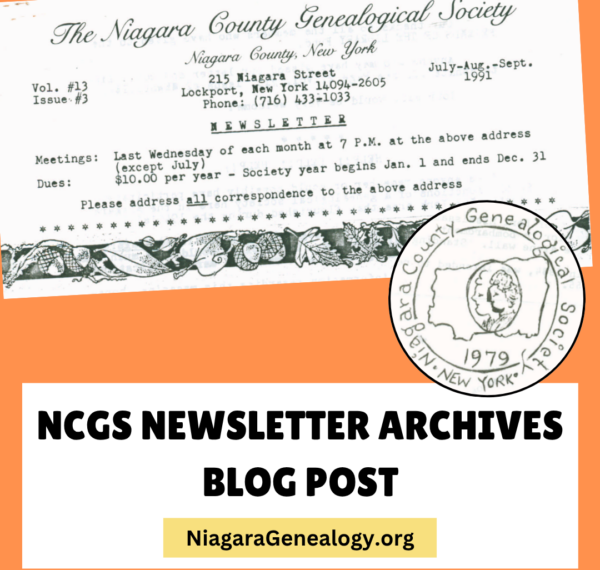 Newsletter Archives: Short History of Wilson, NY from 1984
